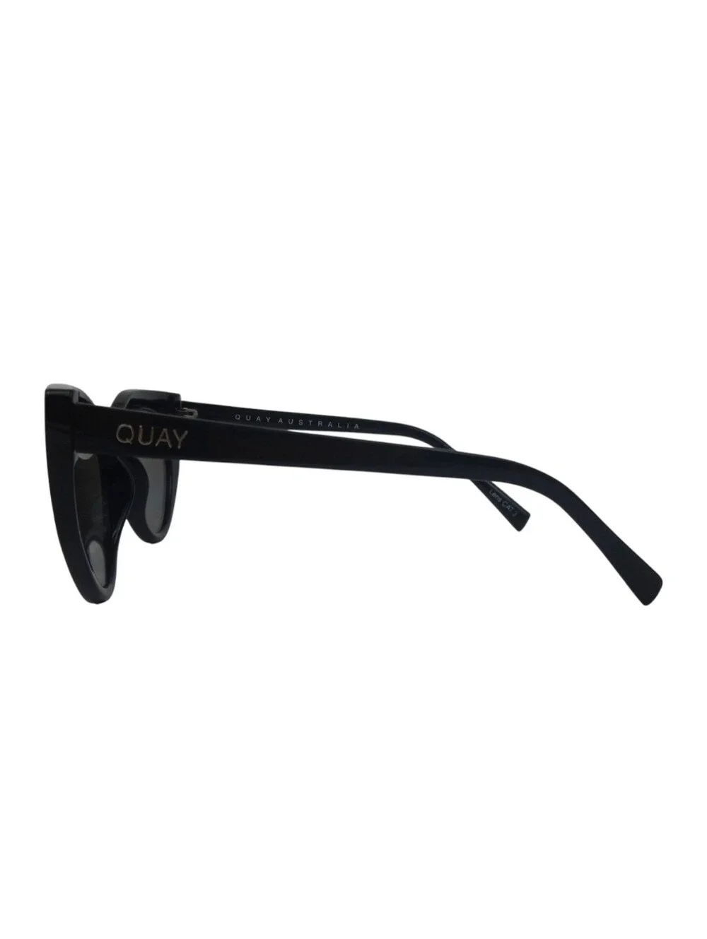 Quay Australia Persuasive Cat Eye Sunglasses in Black